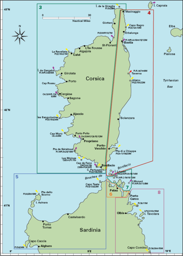 Corsica and North Sardinia | Charts & Books | Crews Navigation